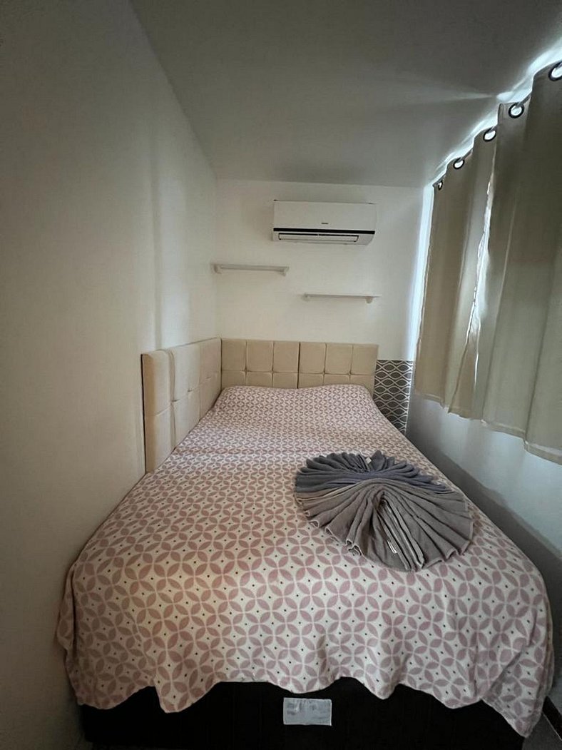 APÊ 102, 2 QUARTOS, TÉRREO | WI-FI 600MB | RESIDENCIAL JC, u