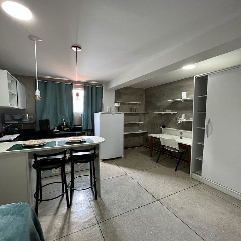 STUDIO 204 | WIFI 600MB | RESIDENCIAL JC, um lugar para fica