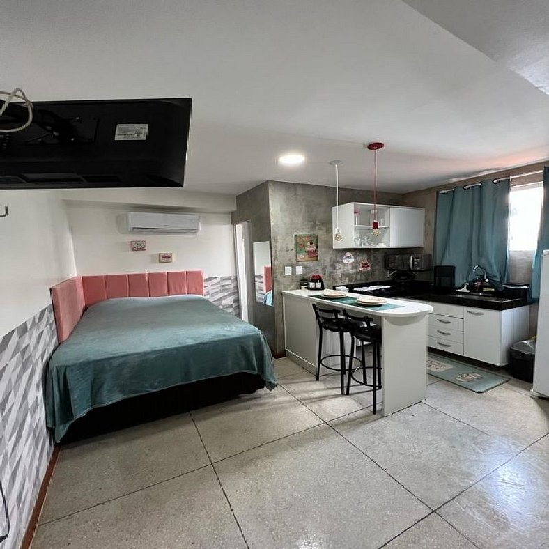 STUDIO 204 | WIFI 600MB | RESIDENCIAL JC, um lugar para fica