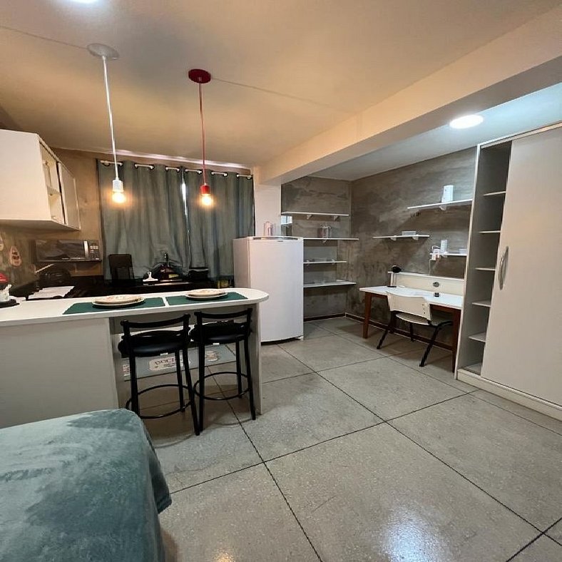 STUDIO 204 | WIFI 600MB | RESIDENCIAL JC, um lugar para fica