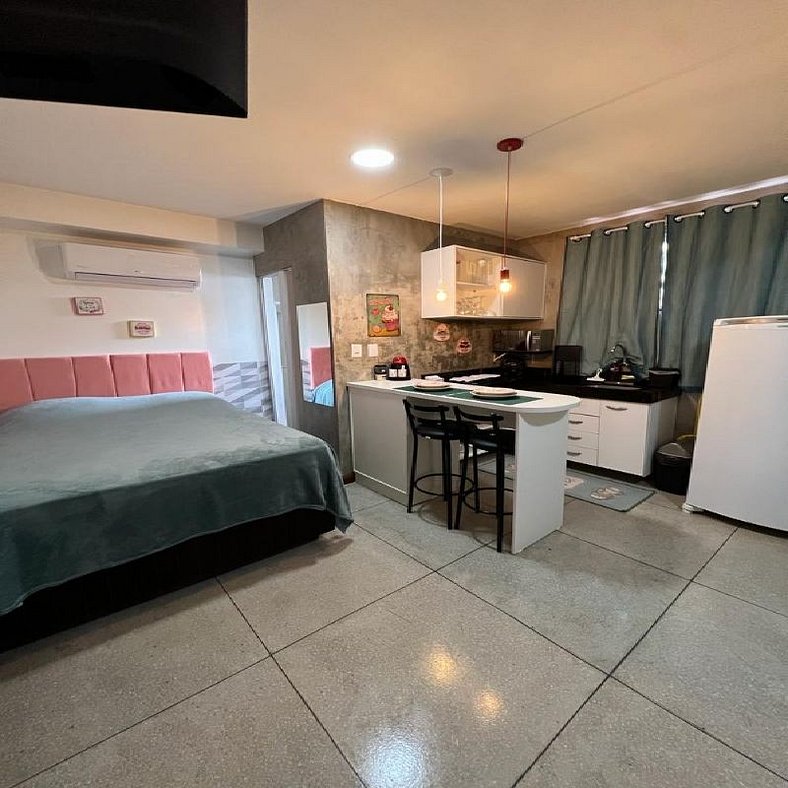 STUDIO 204 | WIFI 600MB | RESIDENCIAL JC, um lugar para fica