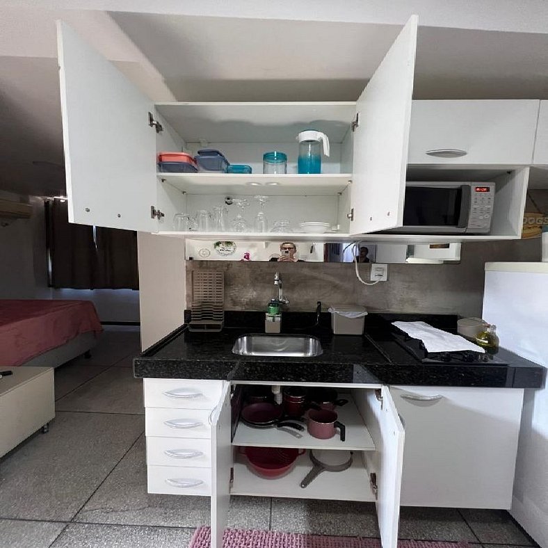 STUDIO 205 | WIFI 600MB | RESIDENCIAL JC, um lugar para fica